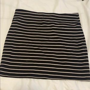 Striped Bodycon Skirt